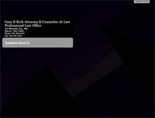 Tablet Screenshot of grrichlaw.com